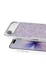 Onegif Apple iPhone 17 Air Bright Simli Kapak - Lila