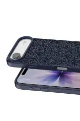 Onegif Apple iPhone 17 Air Bright Simli Kapak - Mavi