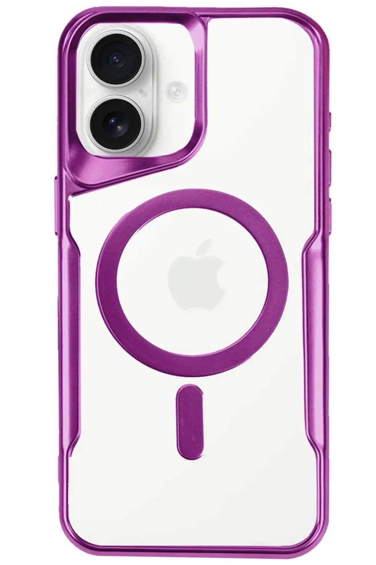 Newface iPhone 16 Kılıf Boyi Magsafe Silikon Kapak - Pembe