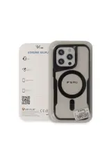 Newface iPhone 16 Plus Kılıf Boyi Magsafe Silikon Kapak - Siyah