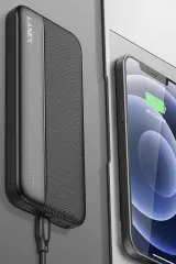 Lanex LP01 10.000 mAh 22.5W PD Hızlı Şarj Powerbank - Siyah