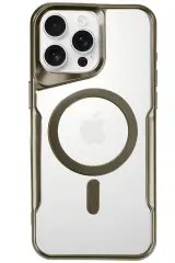 Newface iPhone 16 Pro Kılıf Boyi Magsafe Silikon Kapak - Desert