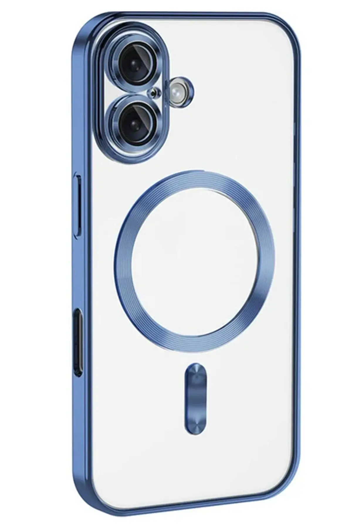 Newface iPhone 16 Kılıf Kross Magneticsafe Kapak - Mavi