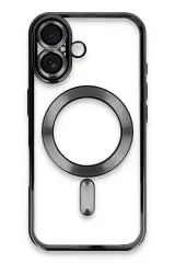 Newface iPhone 16 Plus Kılıf Kross Magneticsafe Kapak - Siyah