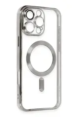 Newface iPhone 16 Pro Kılıf Kross Magneticsafe Kapak - Titan Gri