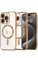 Newface iPhone 16 Pro Kılıf Kross Magneticsafe Kapak - Çöl Titanyum