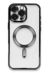 Newface iPhone 16 Pro Max Kılıf Kross Magneticsafe Kapak - Siyah