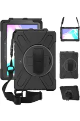 Newface Samsung Galaxy T638 Tab Active 4 Pro Kılıf Amazing Tablet Kapak - Siyah