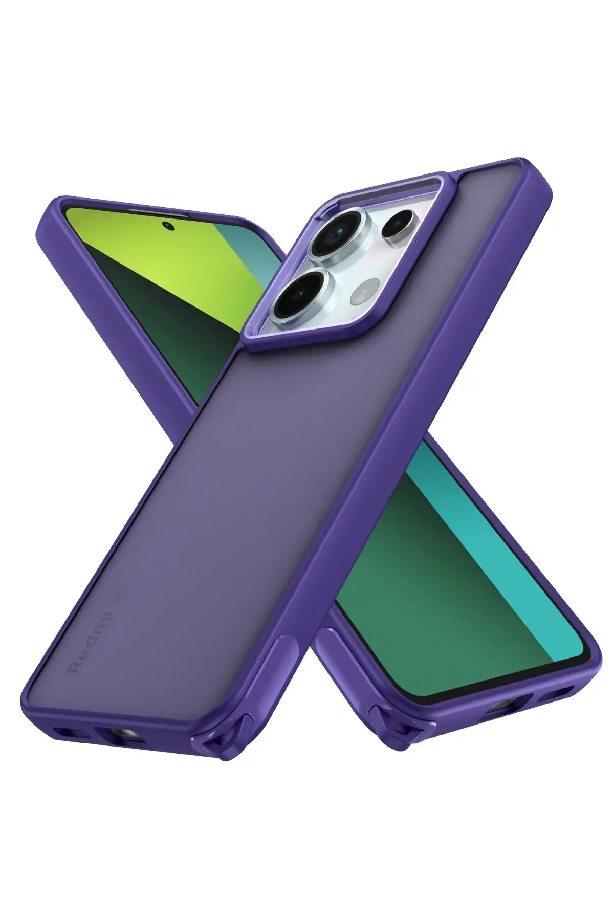 Newface Xiaomi Redmi Note 13 Pro 5G Kılıf Elegant Kapak - Derin Mor