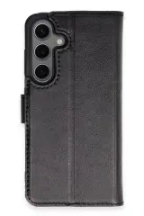 Newface Samsung Galaxy S24 Kılıf Trend S Plus Kapaklı Kılıf - Siyah