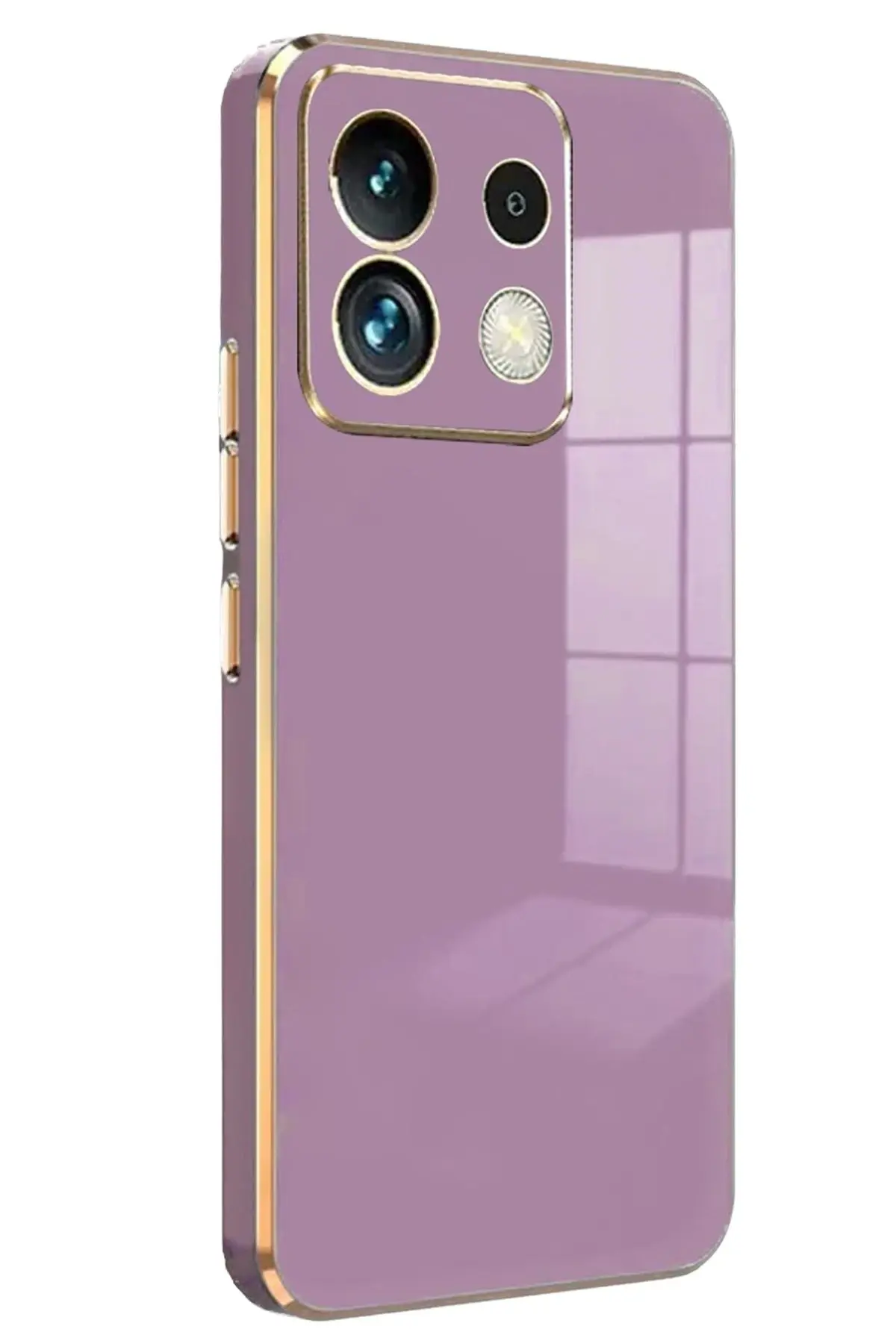 Newface Xiaomi Redmi Note 13 5G Kılıf Volet Silikon - Mor