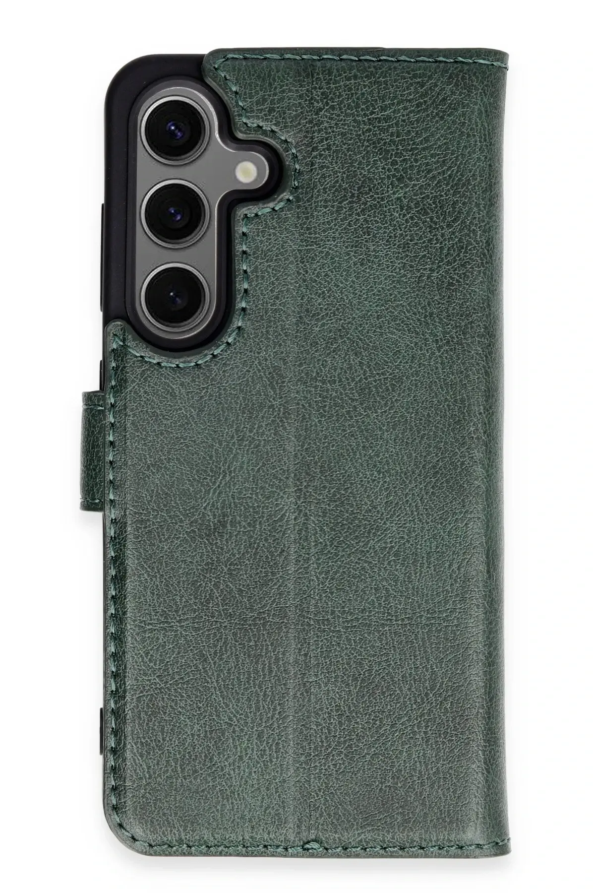 Newface Samsung Galaxy S24 Kılıf Trend S Plus Kapaklı Kılıf - Yeşil