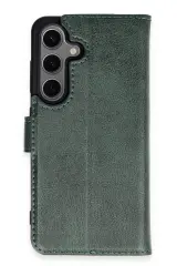 Newface Samsung Galaxy S24 Kılıf Trend S Plus Kapaklı Kılıf - Yeşil