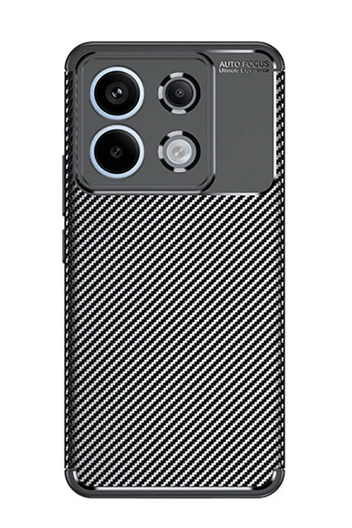 Newface Xiaomi Redmi Note 13 Pro 5G Kılıf Auto Focus Karbon Kapak - Siyah