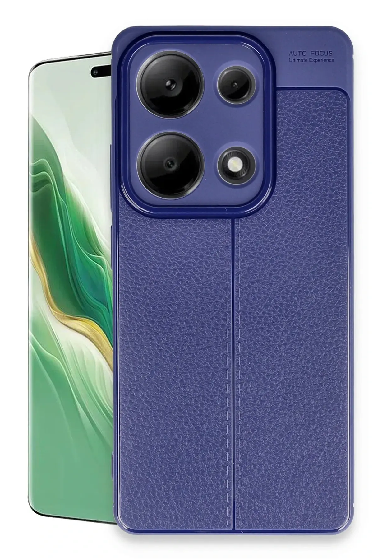 Newface Xiaomi Redmi Note 13 Pro 4G Kılıf Auto Focus Kapak - Lacivert