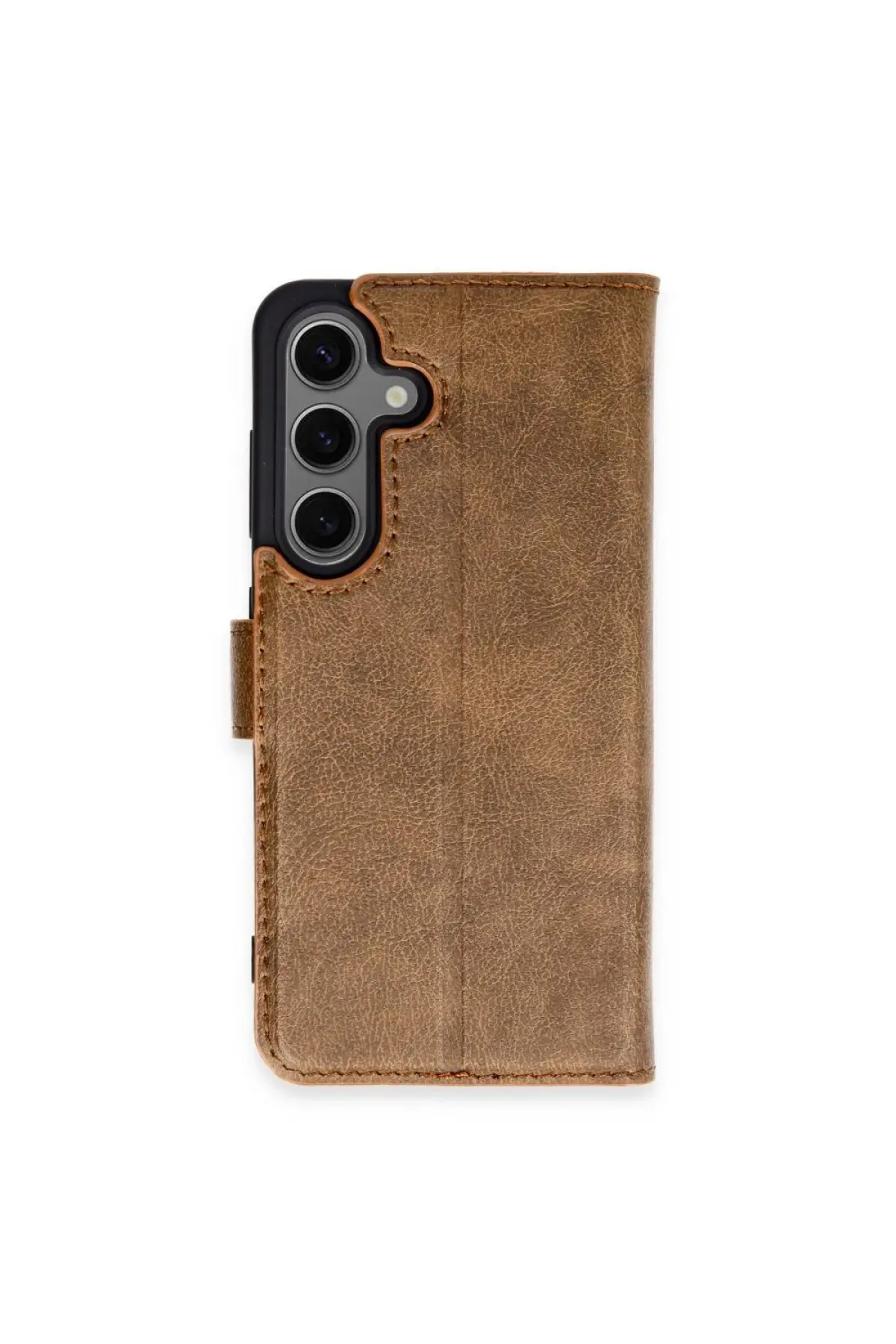 Newface Samsung Galaxy S24 Plus Kılıf Trend S Plus Kapaklı Kılıf - Taba