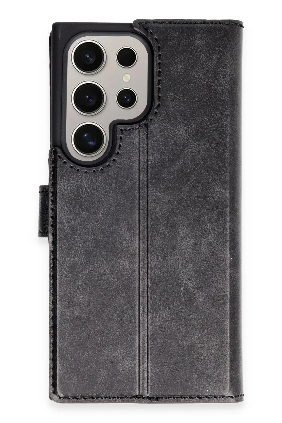 Newface Samsung Galaxy S24 Ultra Kılıf Trend S Plus Kapaklı Kılıf - Siyah