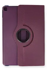 Newface iPad Pro 11 (2024) Kılıf 360 Tablet Deri Kılıf - Mürdüm