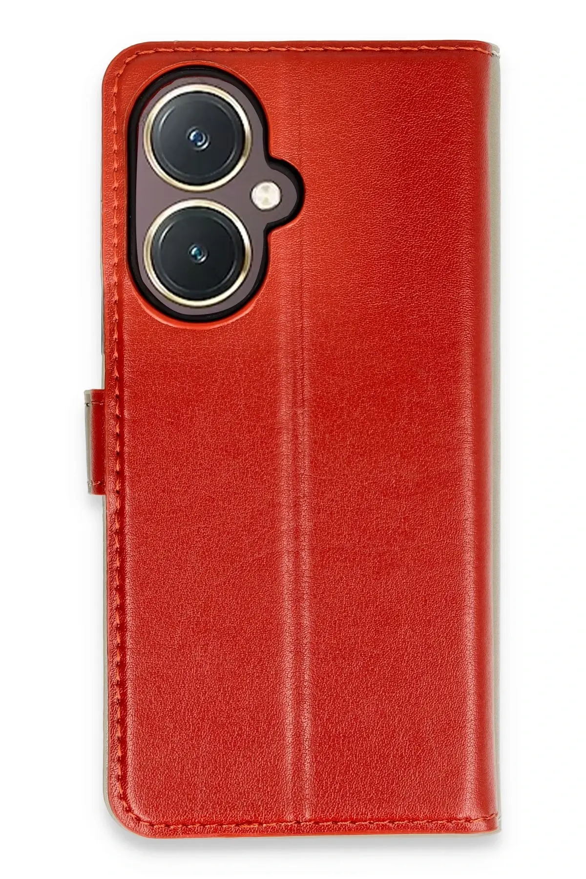 Newface Vivo Y27 Kılıf Trend S Plus Kapaklı Kılıf - Kırmızı