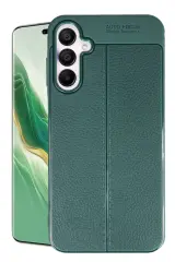 Newface Samsung Galaxy A15 4G Kılıf Auto Focus Kapak - Koyu Yeşil