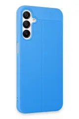 Newface Samsung Galaxy A15 4G Kılıf Auto Focus Kapak - Mavi