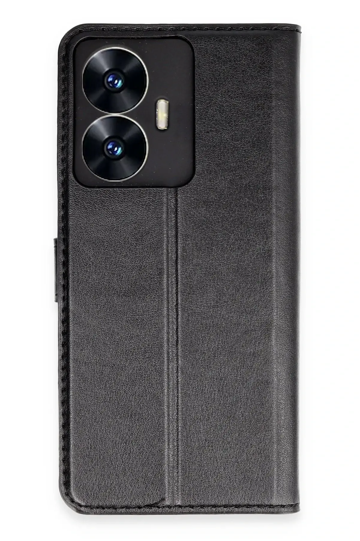 Newface Realme C55 Kılıf Trend S Plus Kapaklı Kılıf - Siyah