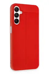 Newface Samsung Galaxy A15 4G Kılıf Auto Focus Kapak - Kırmızı