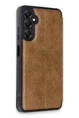 Newface Samsung Galaxy A25 5G Kılıf Flip Cover - Taba