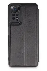 Newface Xiaomi Redmi Note 12 Pro 4G Kılıf Flip Cover - Siyah