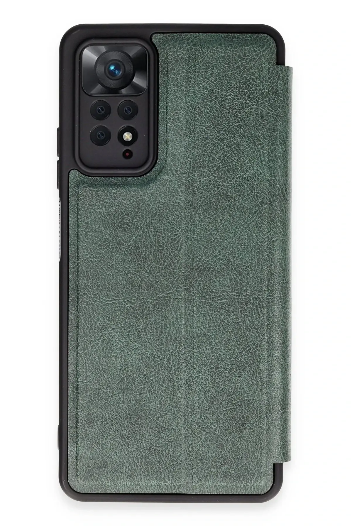 Newface Xiaomi Redmi Note 12 Pro 4G Kılıf Flip Cover - Koyu Yeşil