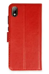 Newface Huawei Y5 2019 Kılıf Trend S Plus Kapaklı Kılıf - Kırmızı