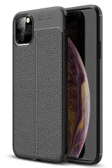 Newface iPhone 11 Pro Max Kılıf Auto Focus Kapak - Siyah