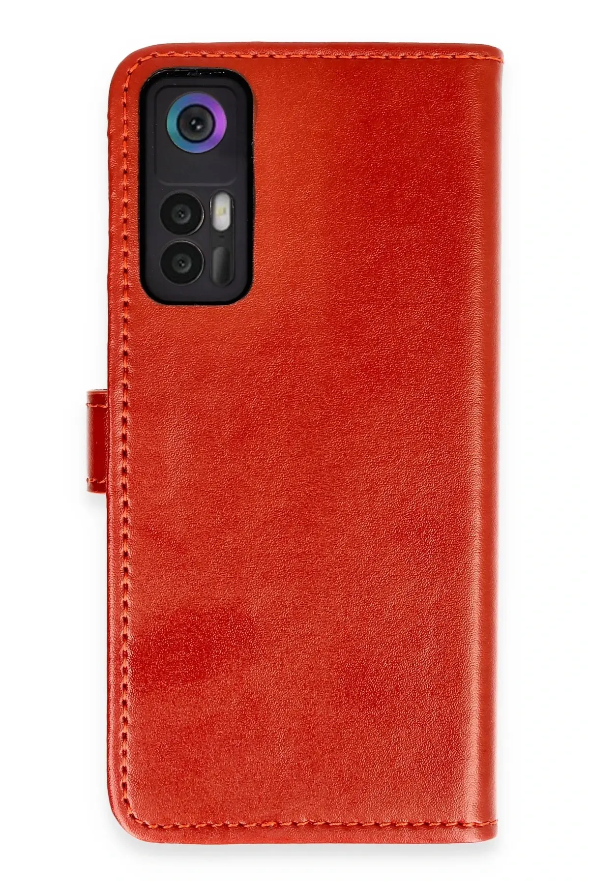 Newface TCL 30 Kılıf Trend S Plus Kapaklı Kılıf - Kırmızı