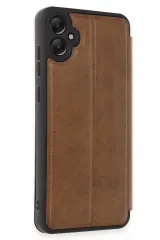 Newface Samsung Galaxy A05 Kılıf Flip Cover - Taba
