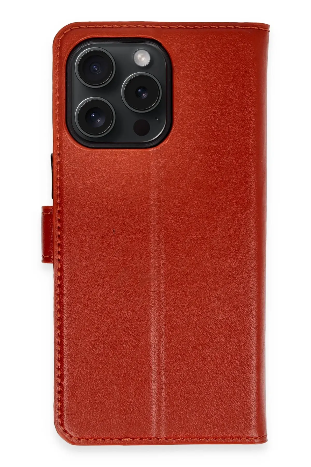 Newface iPhone 15 Pro Max Kılıf Trend S Plus Kapaklı Kılıf - Kırmızı