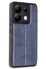 Newface Xiaomi Redmi Note 13 Pro 5G Kılıf Flip Cover - Lacivert