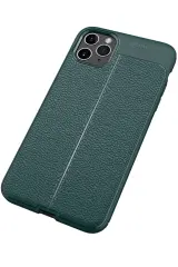 Newface iPhone 11 Pro Max Kılıf Auto Focus Kapak - Yeşil