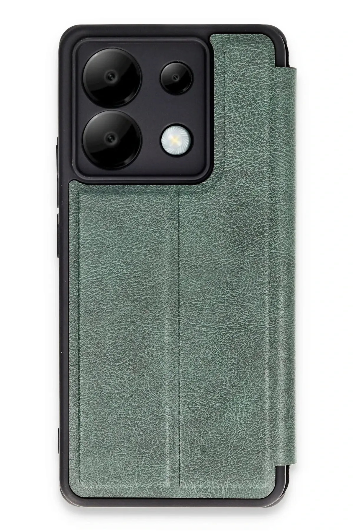 Newface Xiaomi Redmi Note 13 Pro 5G Kılıf Flip Cover - Koyu Yeşil