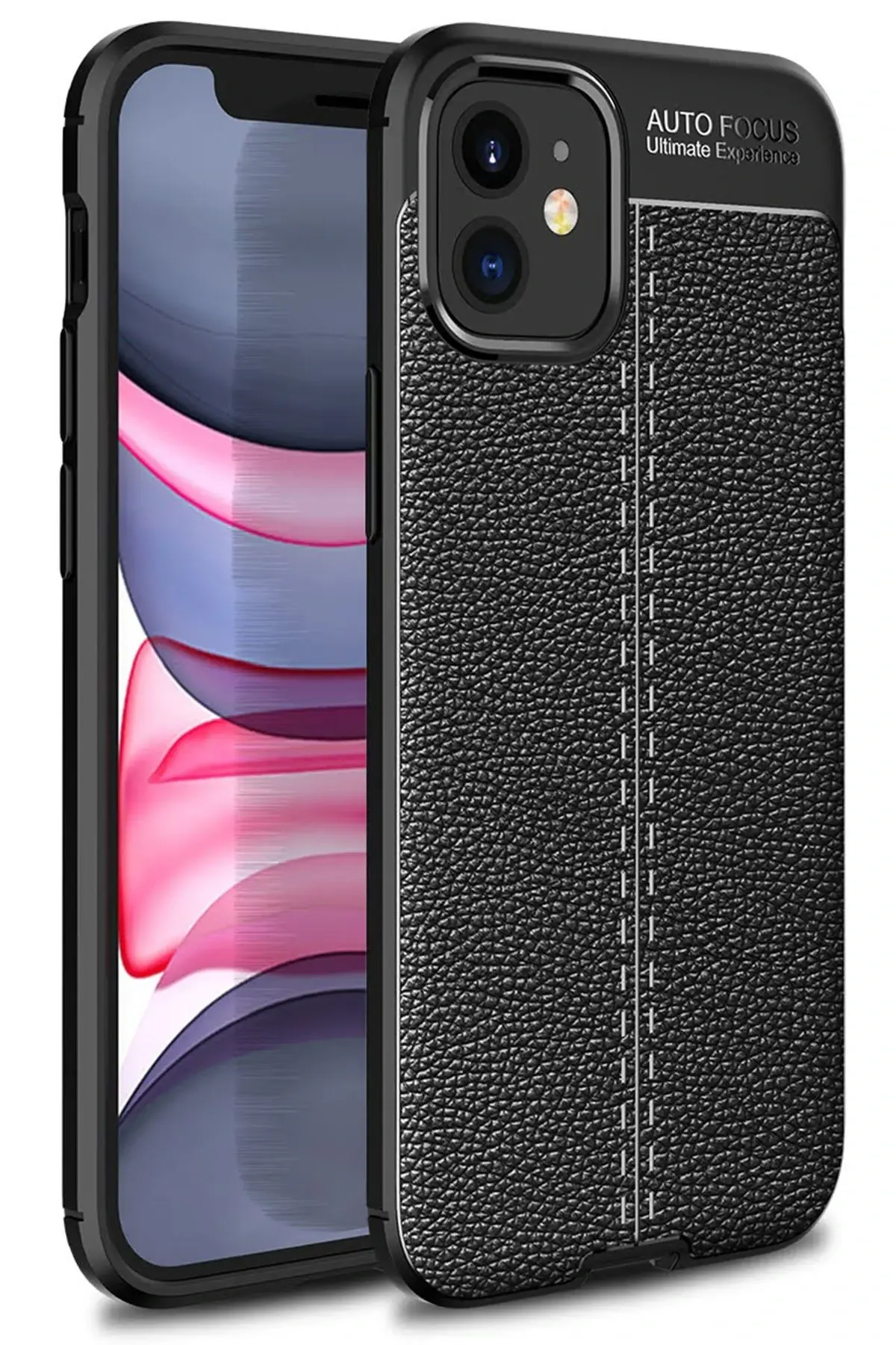 Newface iPhone 12 Mini Kılıf Auto Focus Kapak - Siyah