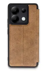 Newface Xiaomi Redmi Note 13 Pro 5G Kılıf Flip Cover - Taba