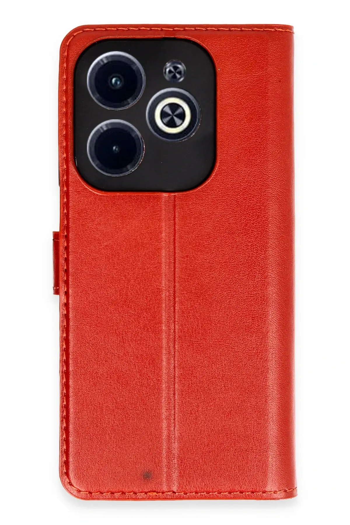 Newface İnfinix Hot 40 Kılıf Trend S Plus Kapaklı Kılıf - Kırmızı