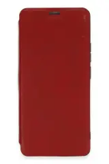 Newface Xiaomi Redmi Note 13 4G Kılıf Flip Cover - Kırmızı