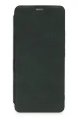 Newface Xiaomi Redmi Note 13 4G Kılıf Flip Cover - Koyu Yeşil