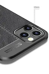 Newface iPhone 12 Pro Kılıf Auto Focus Kapak - Lacivert