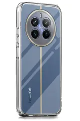 Newface Realme 12 Pro Plus Kılıf Lüx Şeffaf Silikon