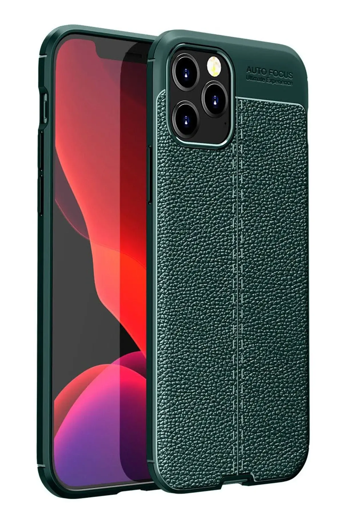 Newface iPhone 12 Pro Kılıf Auto Focus Kapak - Yeşil
