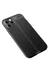 Newface iPhone 12 Pro Max Kılıf Auto Focus Kapak - Siyah