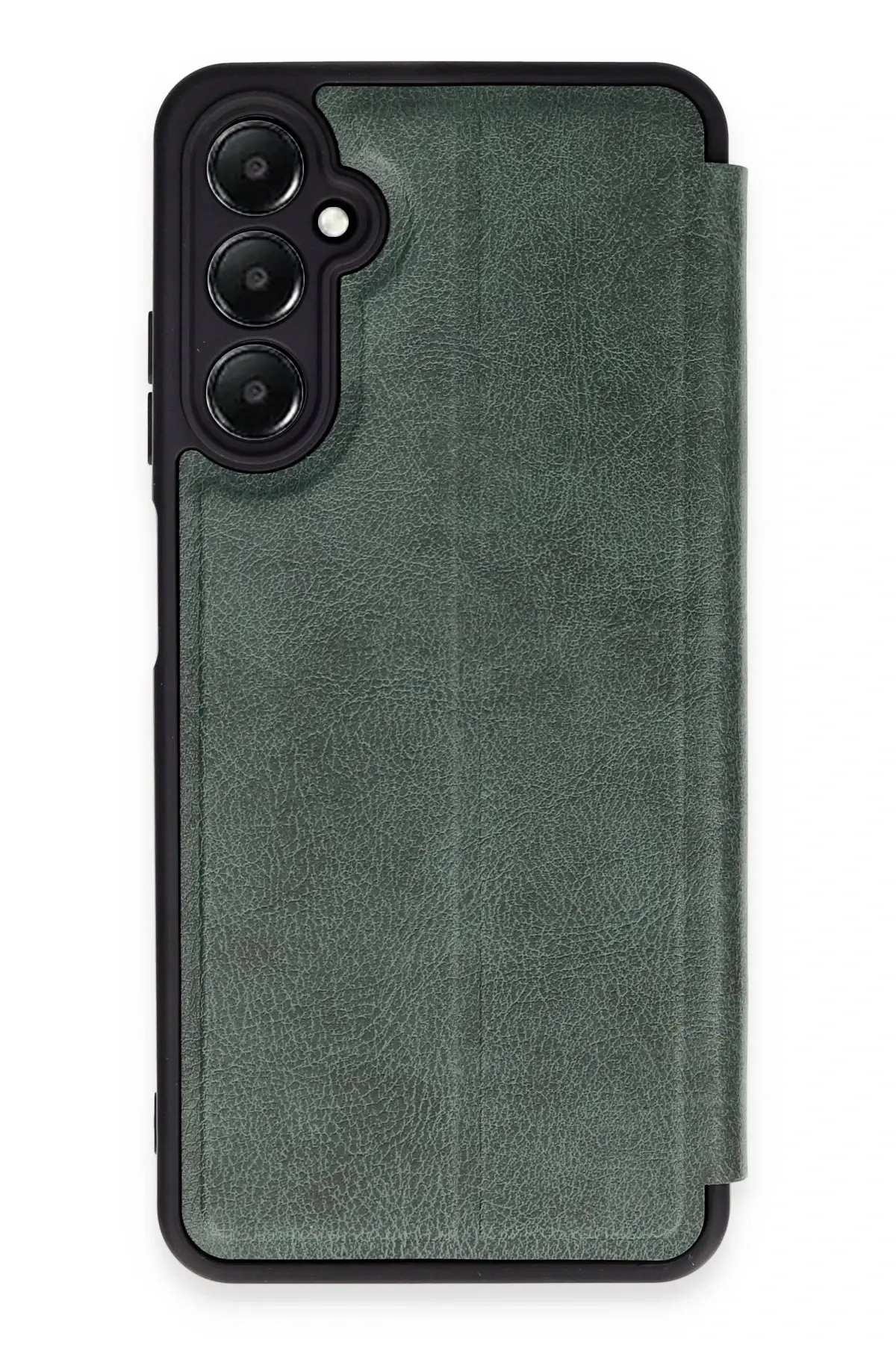 Newface Samsung Galaxy A05S Kılıf Flip Cover - Koyu Yeşil