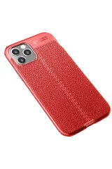 Newface iPhone 12 Pro Max Kılıf Auto Focus Kapak - Kırmızı