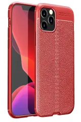 Newface iPhone 12 Pro Max Kılıf Auto Focus Kapak - Kırmızı